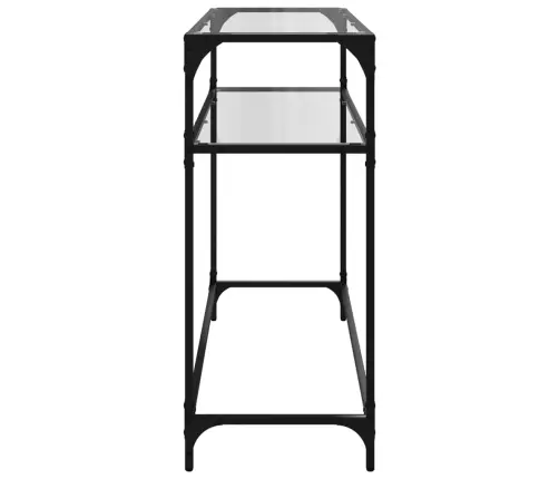 Kohvilaud, Läbipaistev Klaasplaat, 98X35X81 cm Teras