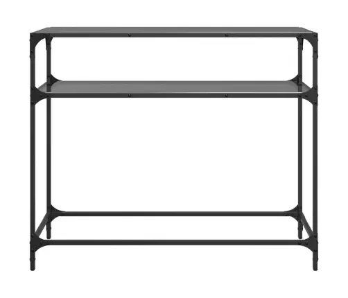 Konsolinis Staliukas Su Juodu Stalviršiu, 98X35X81cm Plienas
