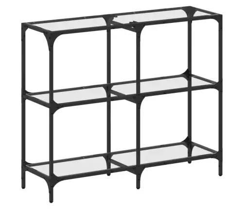 Kohvilaud, Läbipaistev Klaasplaat, 98X30X81 cm Teras