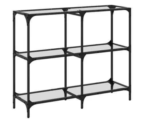 Kohvilaud, Läbipaistev Klaasplaat, 98X30X81 cm Teras