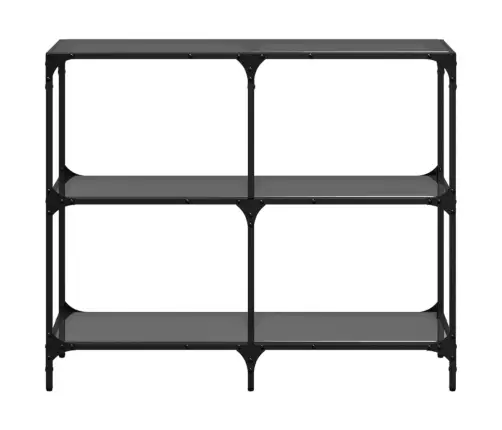 Kohvilaud, Must Klaasplaat, 98X30X81 cm Teras