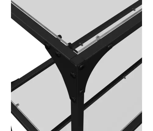 Konsoollaud, Läbipaistev Klaasplaat, 158,5X30X81 cm Teras