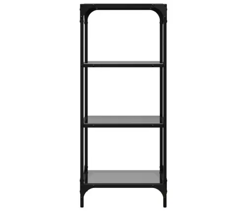 Lentyna Daiktams Su Stiklinėmis Lentynomis, 40X30X95cm Plienas