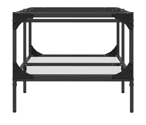 Kavos Staliukas Su Skaidriu Stalviršiu, 98,5X50X45cm Plienas