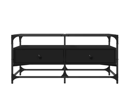 Kohvilaud, Must Klaasplaat, 98,5 X 50 X 45 cm Teras