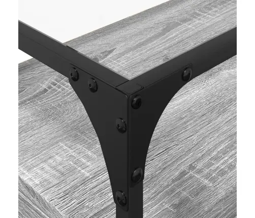 Tv Skapītis, Stikla Virsma, Pelēks, 60X35X51Cm, Konstruēts Koks Vidaxl