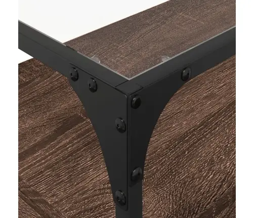 Tv Skapītis, Stikla Virsma, Ozola, 80X35X51 Cm, Konstruēts Koks Vidaxl Tv Skapītis, Stikla Virsma, Ozola, 80X35X51 Cm, Konstruēts Koks Vidaxl