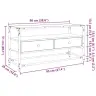 Tv Skapītis, Stikla Virsma, Ozola, 98X35X51 Cm, Konstruēts Koks Vidaxl Tv Skapītis, Stikla Virsma, Ozola, 98X35X51 Cm, Konstruēts Koks Vidaxl