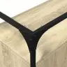 Skapītis, Stikla Virsma, Ozola, 98X35X81 Cm, Konstruēts Koks Vidaxl Skapītis, Stikla Virsma, Ozola, 98X35X81 Cm, Konstruēts Koks Vidaxl