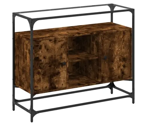 Šoninė Spintelė, Dūminio Ąžuolo, 98X35X81cm Mediena