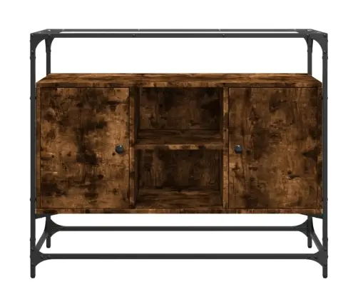 Šoninė Spintelė, Dūminio Ąžuolo, 98X35X81cm Mediena