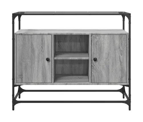 Skapītis, Stikla Virsma, Ozola, 98X35X81 Cm, Konstruēts Koks Vidaxl