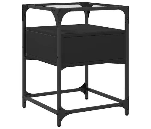 Naktsskapītis, Melns, 40X40X55 Cm, Inženierijas Koks Vidaxl Naktsskapītis, Melns, 40X40X55 Cm, Inženierijas Koks Vidaxl