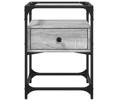 Naktsskapīši, 2 Gab., Pelēcīgi, 40X40X55 Cm, Inženierijas Koks Vidaxl