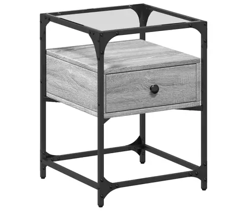 Naktsskapīši, 2 Gab., Pelēcīgi, 40X40X55 Cm, Inženierijas Koks Vidaxl