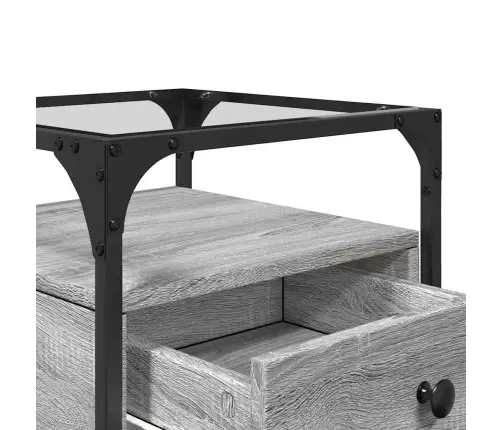 Naktsskapīši, 2 Gab., Pelēcīgi, 40X40X55 Cm, Inženierijas Koks Vidaxl