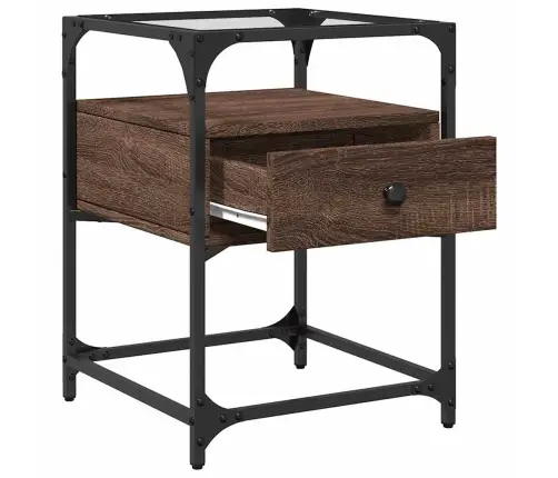 Öökapp, Pruun Tamm, 40X40X55 cm Tehispuit