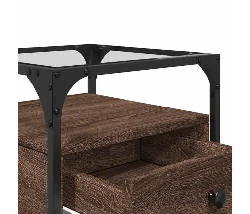 Öökapp, Pruun Tamm, 40X40X55 cm Tehispuit