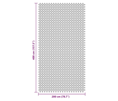 Telts Paklājs, Zils, 4X2 M Vidaxl