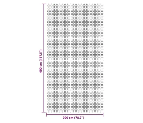 Telts Paklājs, Zils, 4X2 M Vidaxl