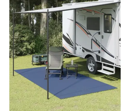 Telts Paklājs, Zils, 4X2 M Vidaxl