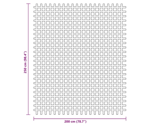 Telgivaip, 2,5 X 2 M, Sinine