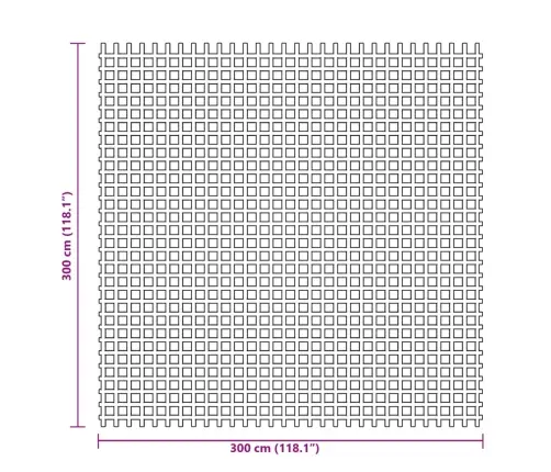 Telgivaip, 3 X 3 M, Sinine
