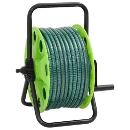 Brīvi Stāvoša Šļūtenes Spole Ar 30 M Pvc Šļūteni, Zaļa Vidaxl Brīvi Stāvoša Šļūtenes Spole Ar 30 M Pvc Šļūteni, Zaļa Vidaxl