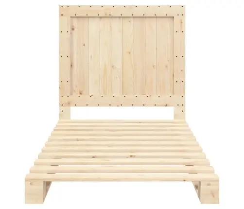 Lovos Rėmas Su Galvūgaliu, 100X200cm Pušies Medienos Masyvas