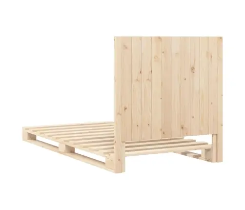Lovos Rėmas Su Galvūgaliu, 100X200cm Pušies Medienos Masyvas