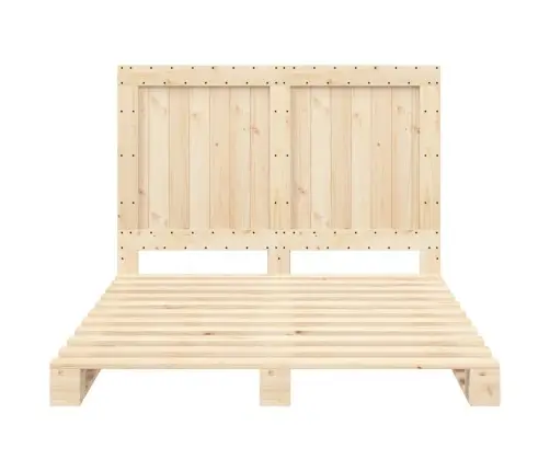 Lovos Rėmas Su Galvūgaliu, 140X200cm Pušies Medienos Masyvas