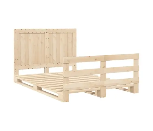 Voodiraam Peatsiga, 140 X 200 cm Männipuit