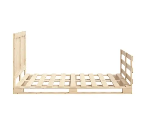 Voodiraam Peatsiga, 140 X 200 cm Männipuit