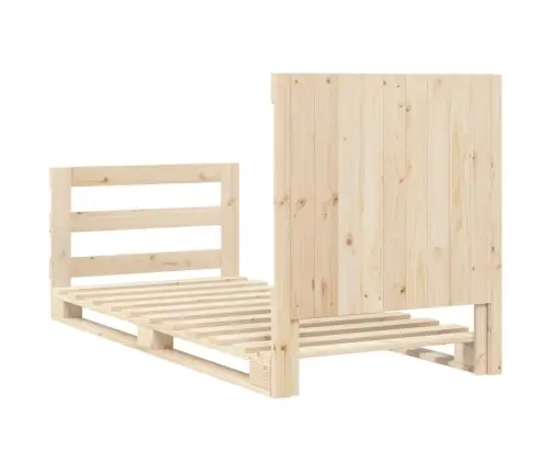 Lovos Rėmas Su Galvūgaliu, 90X200cm Pušies Medienos Masyvas