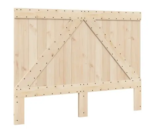 Voodiraam Peatsiga, Hall, 140 X 200 cm Männipuit