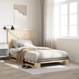 Voodiraam Peatsiga, 100 X 200 cm Männipuit