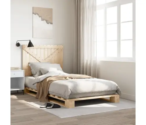 Voodiraam Peatsiga, 100 X 200 cm Männipuit