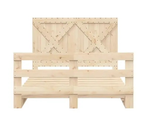 Voodiraam Peatsiga, 140 X 200 cm Männipuit