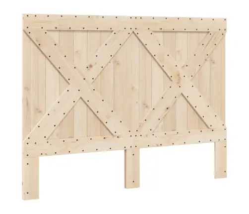 Lovos Rėmas Su Galvūgaliu, Pilkas, 140X200cm Pušies Masyvas