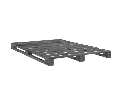 Voodiraam Peatsiga, Hall, 160 X 200 cm Männipuit