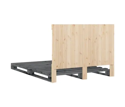 Voodiraam Peatsiga, Hall, 160 X 200 cm Männipuit