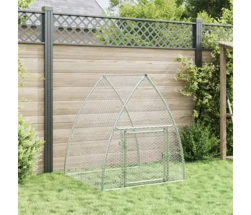 Trušu Būris, Sudrabains, 100X105X120 Cm, Cinkots Tērauds Vidaxl