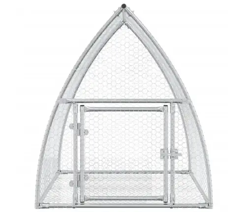 Trušu Būris, Sudrabains, 100X105X120 Cm, Cinkots Tērauds Vidaxl