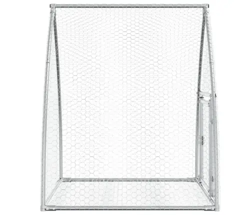 Trušu Būris, Sudrabains, 100X105X120 Cm, Cinkots Tērauds Vidaxl