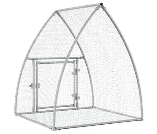 Trušu Būris, Sudrabains, 100X105X120 Cm, Cinkots Tērauds Vidaxl