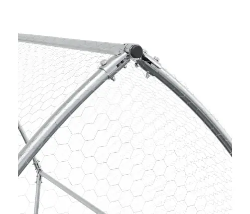 Trušu Būris, Sudrabains, 100X105X120 Cm, Cinkots Tērauds Vidaxl