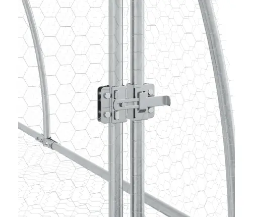 Trušu Būris, Sudrabains, 100X105X120 Cm, Cinkots Tērauds Vidaxl