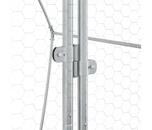 Trušu Būris, Sudrabains, 100X105X120 Cm, Cinkots Tērauds Vidaxl