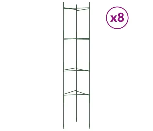 Tomātu Būri, 8 Gab., 154 Cm, Tērauds Un Pp Vidaxl