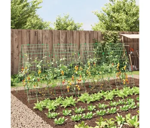 Dārza Režģi Vīteņaugiem, 4 Gab., A-Rāmis, Tērauds Vidaxl